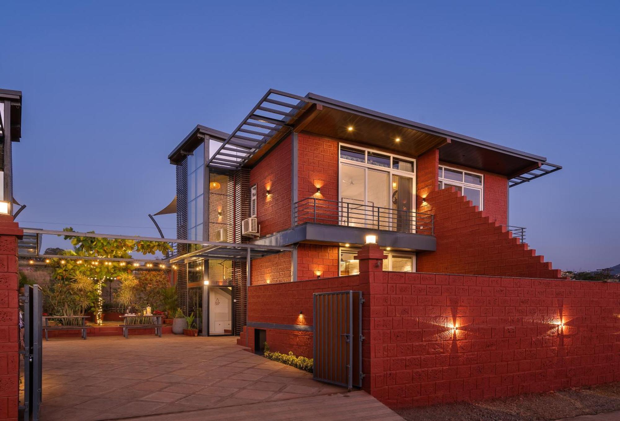 Saffronstays Calvin - 3 Bedroom Pool Villa In Lonavala Kültér fotó
