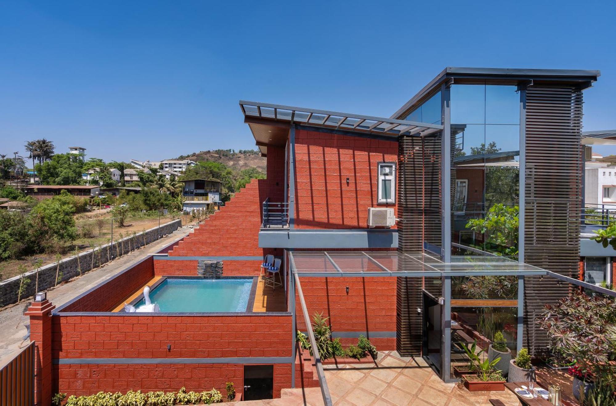 Saffronstays Calvin - 3 Bedroom Pool Villa In Lonavala Kültér fotó